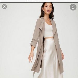 Brown-grey (taupe) Babaton Duster
